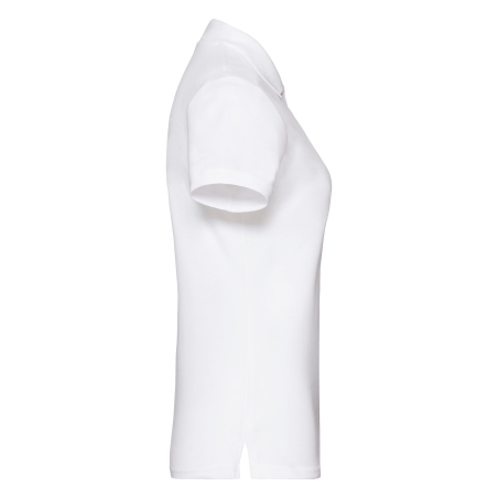 Polo Femme Premium Blanc – Fruit of the Loom – vue 3