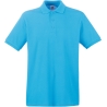 Polo Premium Fruit of the Loom Ciel – Coton 180 g/m²