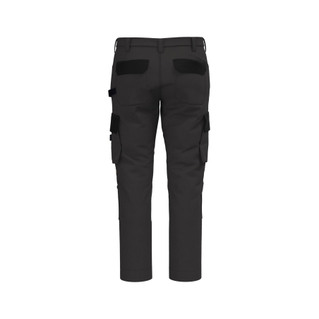 Pantalon de travail bicolore homme Gris foncé / Noir – WK. Designed To Work – vue 2