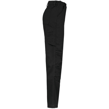 Pantalon de travail multipoches femme Noir – WK. Designed To Work – vue 3
