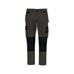Pantalon de travail bicolore homme Kaki foncé / Noir WK. Designed To Work