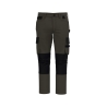 Pantalon de travail bicolore homme Kaki foncé / Noir WK. Designed To Work