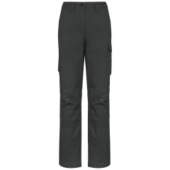 Pantalon de travail multipoches femme Gris – WK. Designed To Work
