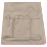 Tablier court de jardinage écoresponsable Beige WK. Designed To Work