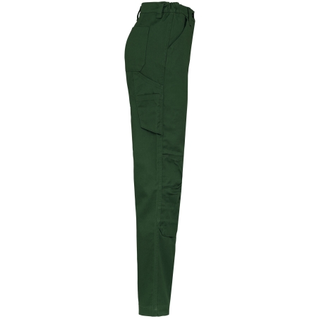 Pantalon de travail multipoches femme Vert WK. Designed To Work – vue 3