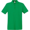 Polo Premium Fruit of the Loom Vert Kelly Green 180 g/m²