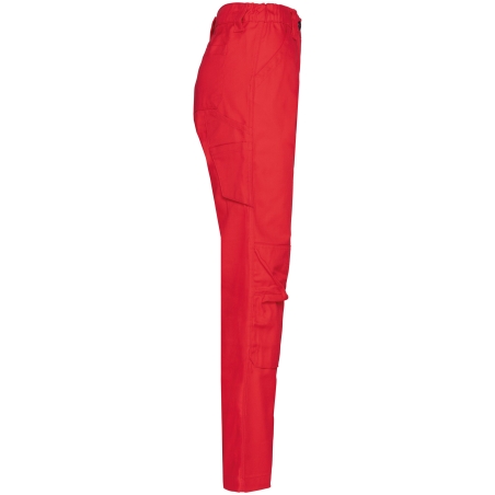 Pantalon de travail multipoches femme Rouge WK. Designed To Work – vue 3
