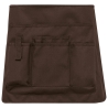 Tablier court de jardinage écoresponsable Marron – WK. Designed To Work