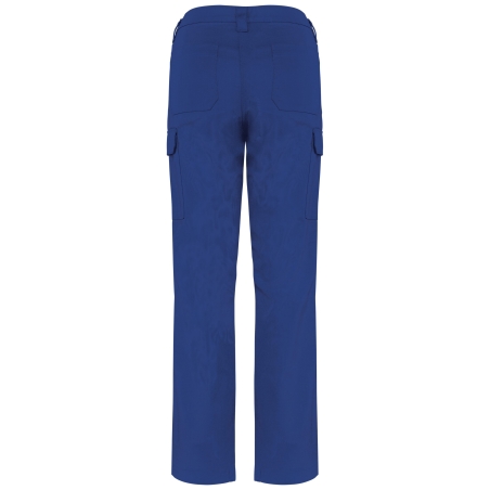 Pantalon de travail multipoches femme Bleu Royal – WK. Designed To Work – vue 2