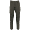 Pantalon stretch recyclé multipoches Dark Khaki WK. Designed To Work