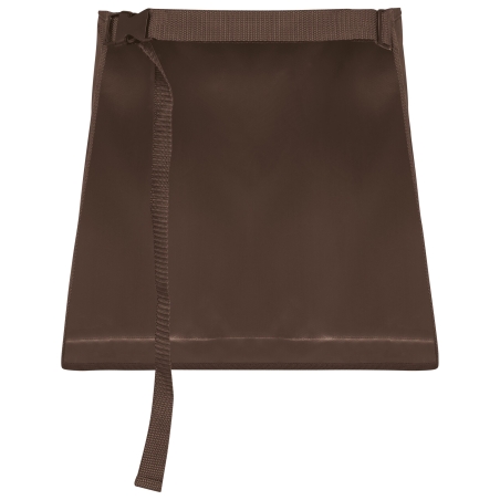 Tablier court de jardinage écoresponsable Marron – WK. Designed To Work – vue 2