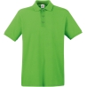 Polo Premium Fruit of the Loom Vert Lime – 180 g/m²