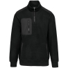 Polaire col zippé écoresponsable Noir – WK. Designed To Work