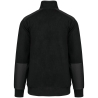 Polaire col zippé écoresponsable Noir – WK. Designed To Work – vue 2