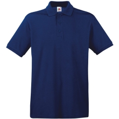 Polo Premium Marine Fruit of the Loom – 180 g/m² Coton OEKO-TEX®