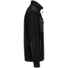 Polaire col zippé écoresponsable Noir – WK. Designed To Work – vue 3
