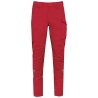Pantalon stretch recyclé multipoches Rouge – WK. Designed To Work