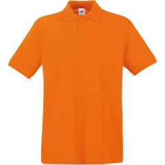 Polo Premium Orange Fruit of the Loom – Vêtement de travail personnalisé