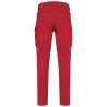 Pantalon stretch recyclé multipoches Rouge – WK. Designed To Work – vue 2