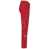 Pantalon stretch recyclé multipoches Rouge – WK. Designed To Work – vue 3