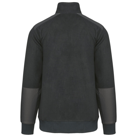 Veste polaire col zippé Gris WK. Designed To Work – Écoresponsable – vue 2