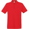 Polo Premium Rouge Fruit of the Loom – 180 g/m² Coton OEKO-TEX®