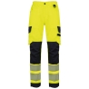 Pantalon de sécurité haute visibilité multipoches WK. Designed To Work – Jaune