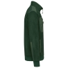 Polaire col zippé écoresponsable Vert Forest Green WK. Designed To Work – vue 3