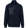 Veste Polaire Écoresponsable Col Zippé Marine – WK. Designed To Work