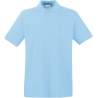 Polo Premium Fruit of the Loom Ciel – Personnalisé en France
