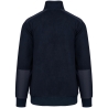 Veste Polaire Écoresponsable Col Zippé Marine – WK. Designed To Work – vue 2