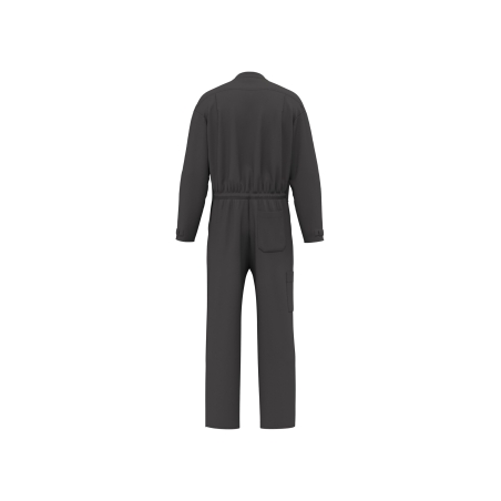Combinaison double zip Gris unisexe WK. Designed To Work – vue 2