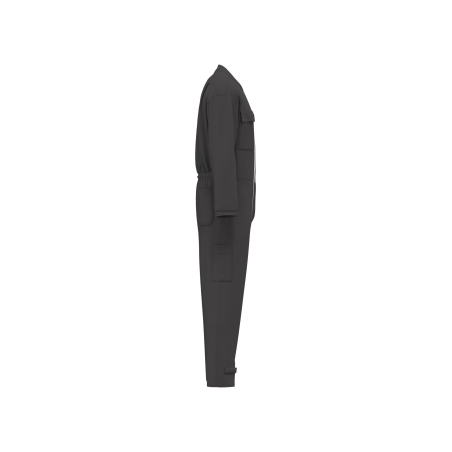Combinaison double zip Gris unisexe WK. Designed To Work – vue 3