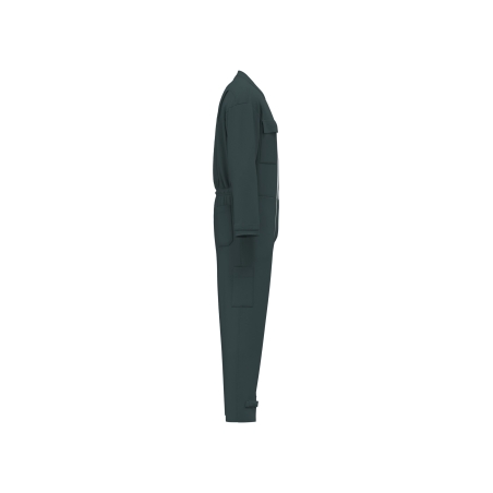 Combinaison de travail double zip unisexe Vert WK. Designed To Work – vue 3