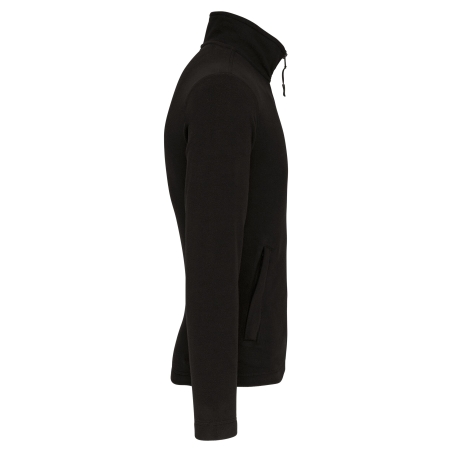 Veste micropolaire zippée homme Noir – WK. Designed To Work – vue 3