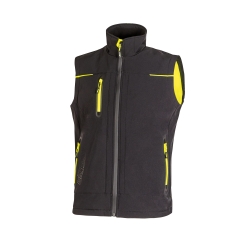 Gilet Softshell Universe Homme Noir – U-Power (320 g/m²)