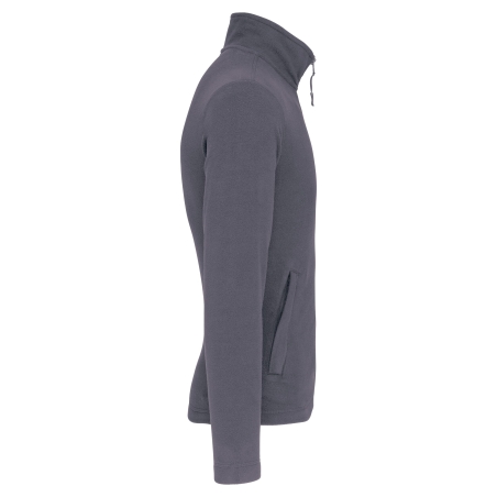 Veste micropolaire zippée homme Gris convoy – WK. Designed To Work – vue 3