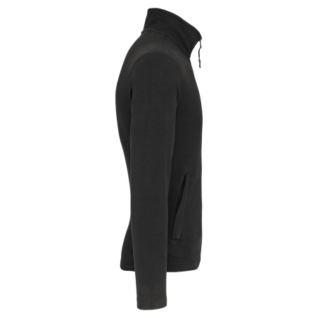 Veste micropolaire zippée homme Gris foncé – WK. Designed To Work – vue 3