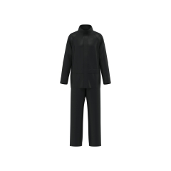 Ensemble de pluie unisexe noir WK. Designed To Work – Veste + Pantalon EN343