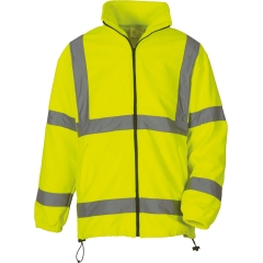 Veste polaire haute visibilité Jaune fluo – Yoko (380 g/m²)
