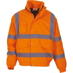 Blouson haute visibilité orange Yoko – Veste imperméable catégorie 3
