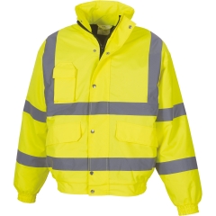 Blouson haute visibilité jaune matelassé Yoko – Homme & Femme