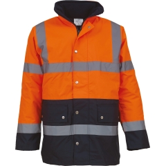 Veste de sécurité bicolore haute visibilité Orange