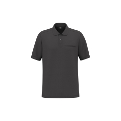 Polo unisexe écoresponsable poche poitrine Gris – WK. Designed To Work