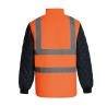 Veste matelassée haute visibilité manches détachables Yoko Orange – vue 2