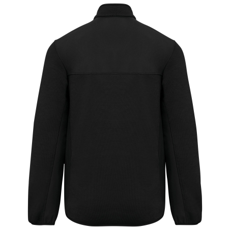 Veste polytricot recyclée multipoches homme Noir – WK. Designed To Work – vue 2