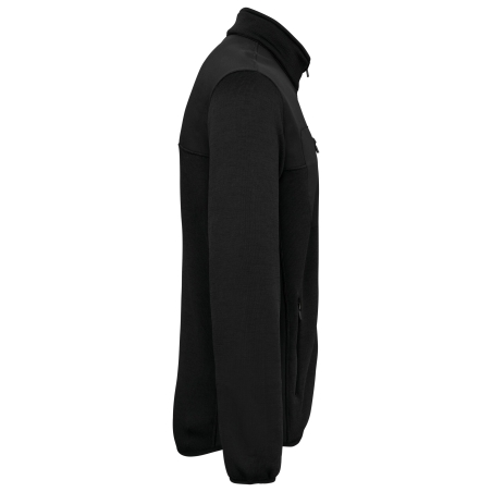 Veste polytricot recyclée multipoches homme Noir – WK. Designed To Work – vue 3