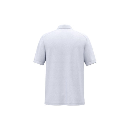 Polo Blanc Unisexe Écoresponsable Poche Poitrine WK. Designed To Work – vue 2