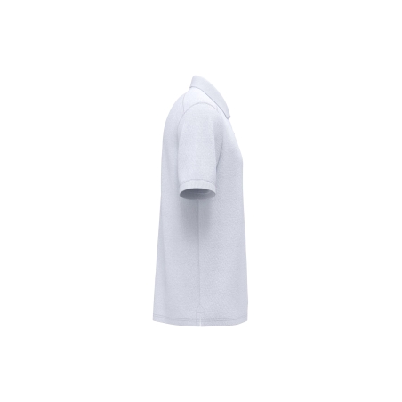 Polo Blanc Unisexe Écoresponsable Poche Poitrine WK. Designed To Work – vue 3