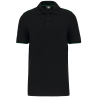 Polo Day To Day contrasté manches courtes Noir / Vert Kelly WK. Designed To Work